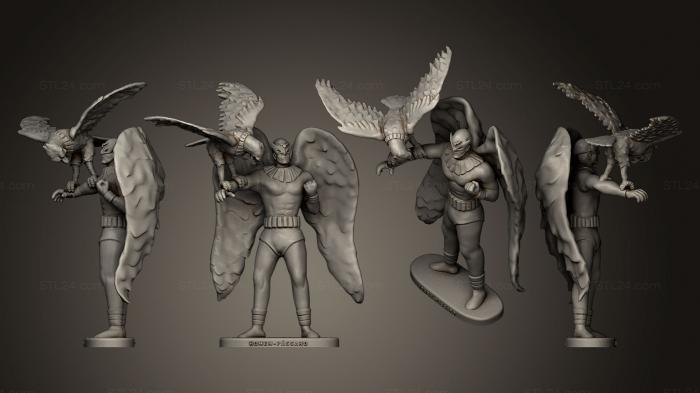 Figurines heroes, monsters and demons (Homem Pssaro 2, STKM_0468) 3D models for cnc